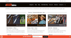 Desktop Screenshot of iheartknives.com